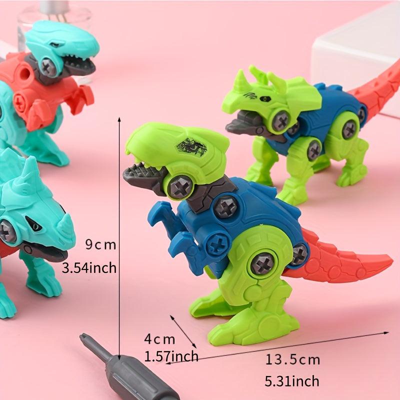 Kids Dino DIY Disassembly Assembly Toy Random Colors