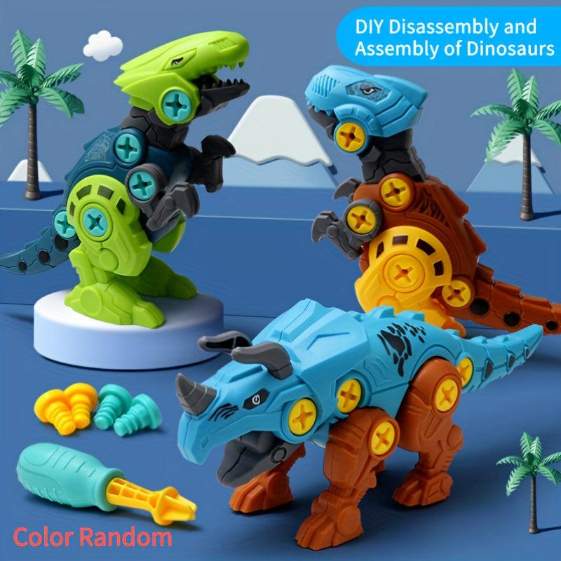 Kids Dino DIY Disassembly Assembly Toy Random Colors
