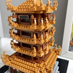 3D Assembly Puzzle of Ancient Architecture Yellow Crane Tower