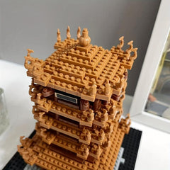 3D Assembly Puzzle of Ancient Architecture Yellow Crane Tower