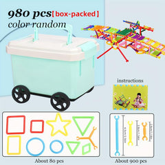 DIY Creative Intelligence Sticks Building Blocks Early Educational Magic