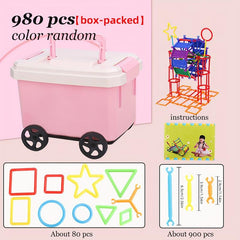 DIY Creative Intelligence Sticks Building Blocks Early Educational Magic
