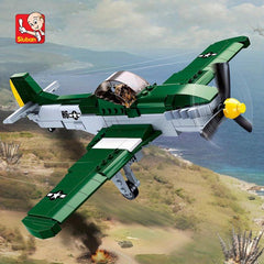 Tank & Fighter Building Blocks Educational Toy Kit Christmas Gift for Kids