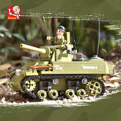 Tank & Fighter Building Blocks Educational Toy Kit Christmas Gift for Kids