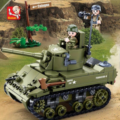Tank & Fighter Building Blocks Educational Toy Kit Christmas Gift for Kids