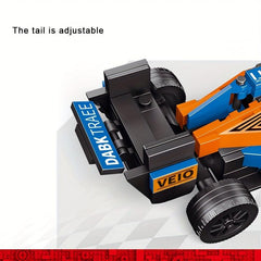 Orange Block F1 Sports Cars Toy Models