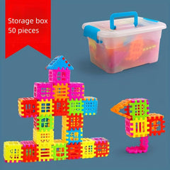 Kindergarten Snowflake Building Blocks Toy Set