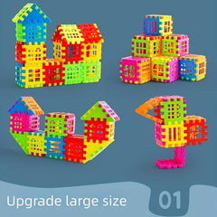 Kindergarten Snowflake Building Blocks Toy Set