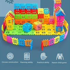 Kindergarten Snowflake Building Blocks Toy Set