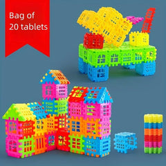 Kindergarten Snowflake Building Blocks Toy Set