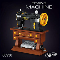 633pcs Retro Sewing Machine Building Blocks Set for Adults