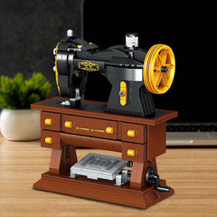 633pcs Retro Sewing Machine Building Blocks Set for Adults