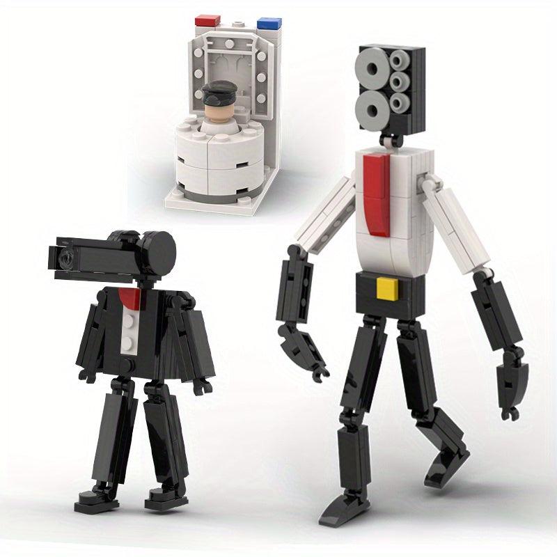 DIY Audio & Surveillance Man with Toilet Building Blocks Set