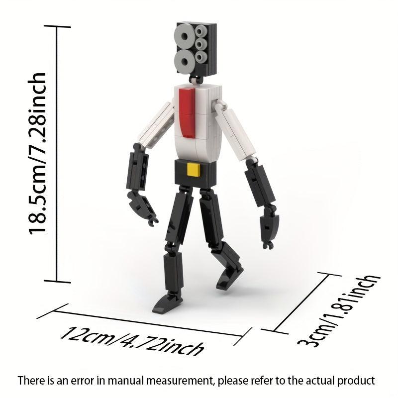 DIY Audio & Surveillance Man with Toilet Building Blocks Set