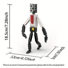 DIY Audio & Surveillance Man with Toilet Building Blocks Set