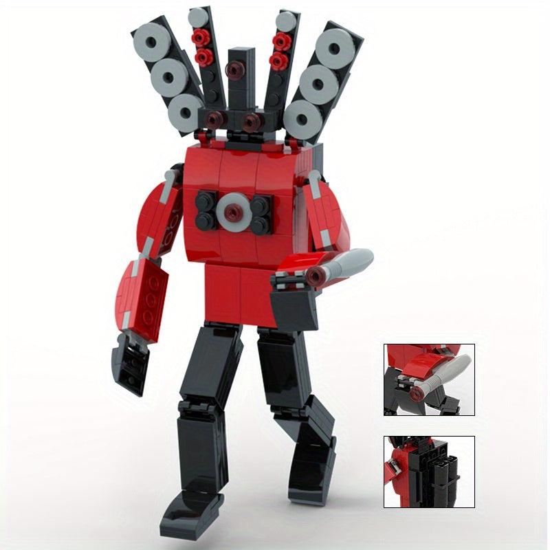 DIY Audio & Surveillance Man with Toilet Building Blocks Set