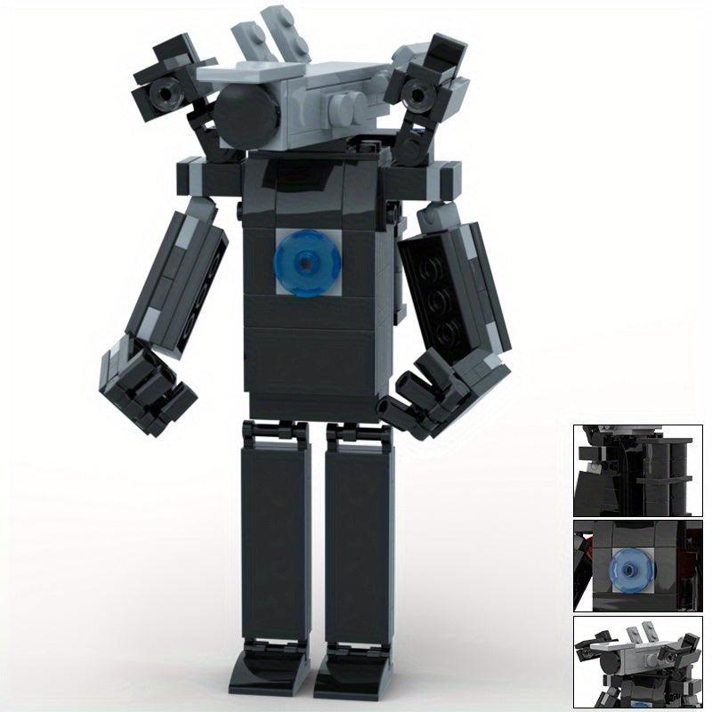 DIY Audio & Surveillance Man with Toilet Building Blocks Set