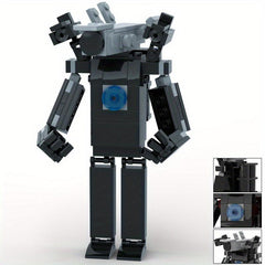 DIY Audio & Surveillance Man with Toilet Building Blocks Set