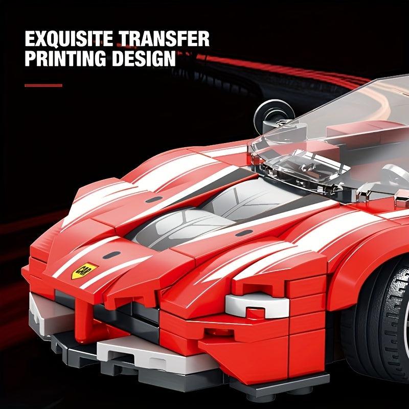392pcs Car Building Block Racing Car Small Assembly DIY Building Block Toys