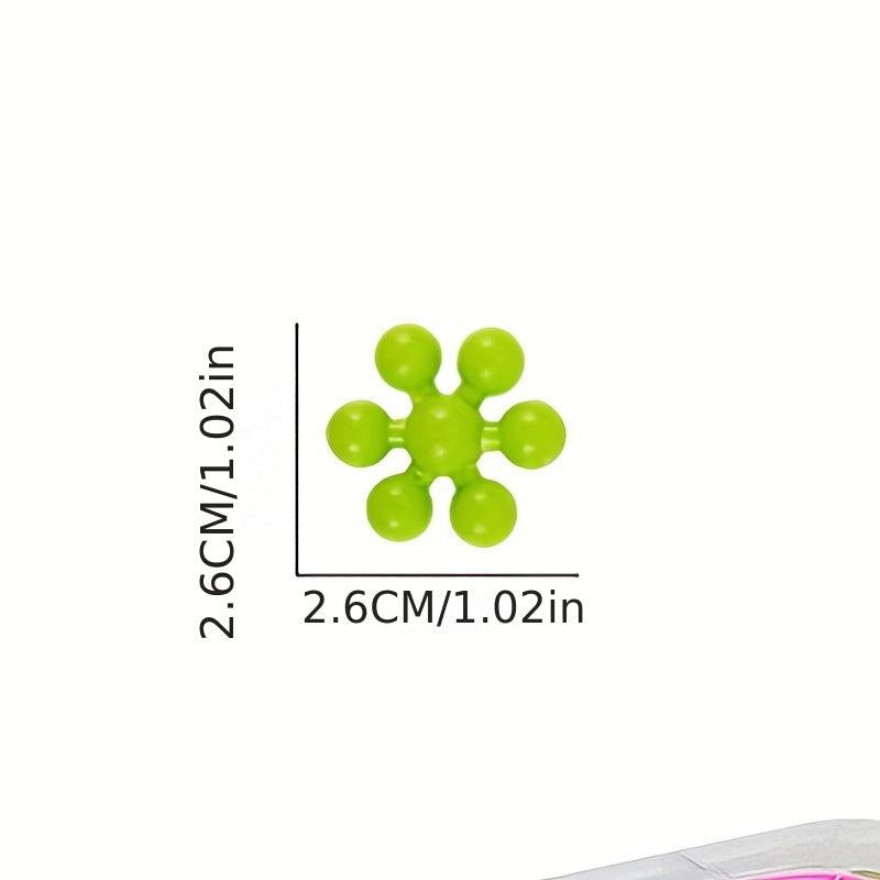 3D Rotating Plum Building Blocks Fun Mosaic Upgrade Snow Flake Kids DIY Toys