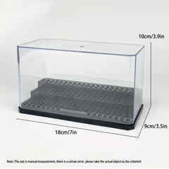 Particle Building Block Display Box with Dust Cover - Small Gift Accessories