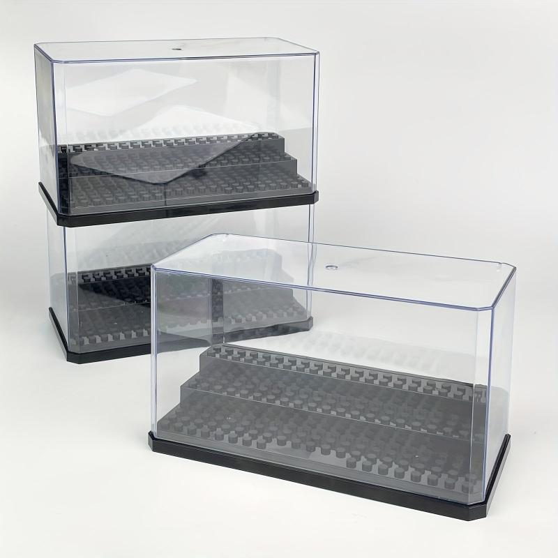 Particle Building Block Display Box with Dust Cover - Small Gift Accessories