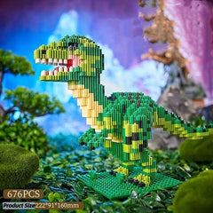 Dinosaur Building Blocks Set for Kids