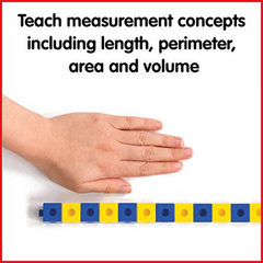 100 Linking Cubes Set: Math Manipulatives for Construction & Early Math