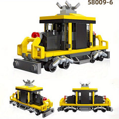 Mini Train Building Blocks Model Steam Locomotive Wall Decoration