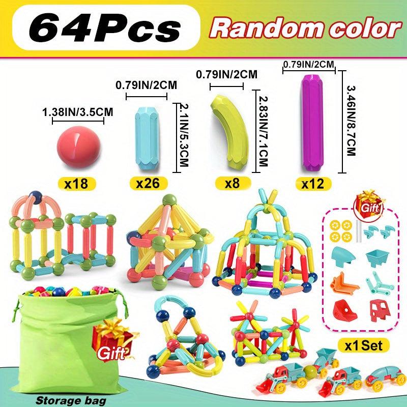 Magnetic Building Blocks Educational Toys for Kids Gift for Creative Minds