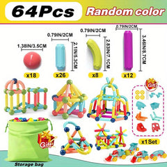 Magnetic Building Blocks Educational Toys for Kids Gift for Creative Minds