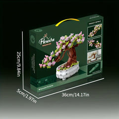 462pcs Succulent Flower Plant Building Blocks Toy