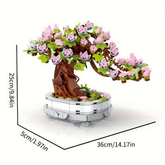 462pcs Succulent Flower Plant Building Blocks Toy