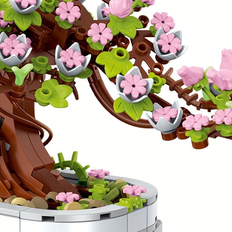 462pcs Succulent Flower Plant Building Blocks Toy