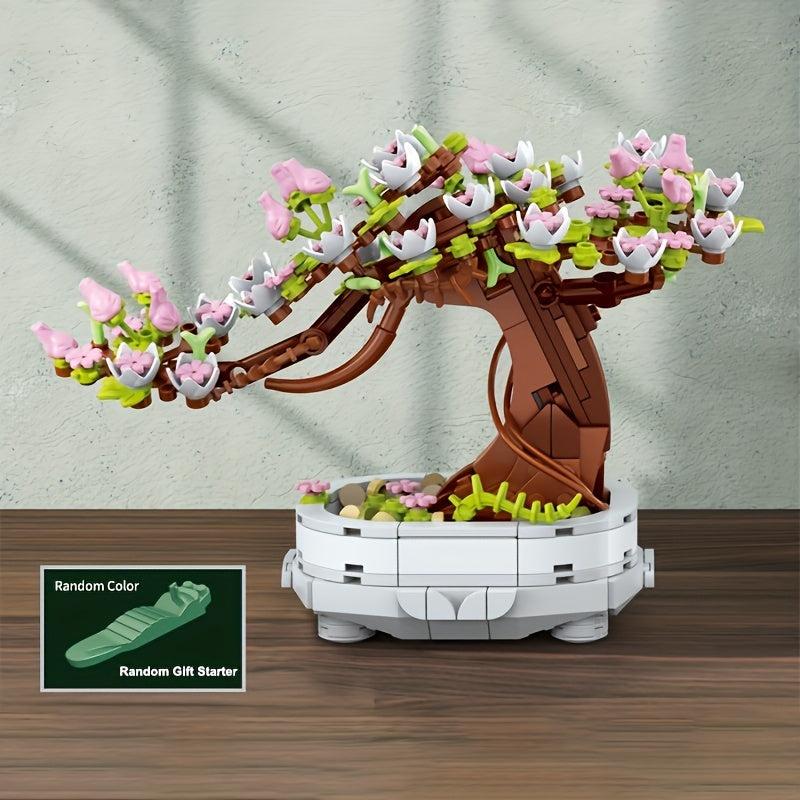 462pcs Succulent Flower Plant Building Blocks Toy