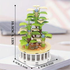 Succulent Flower Plant Potted Building Blocks Toy