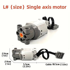 Building Block Programming Motor Remote Control Power Pack Box PF