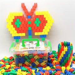 100pcs DIY Rocket Bullet Building Blocks Educational Toys For Kids
