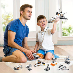 416pcs Mars Research Shuttle Toy Building Kit Space Exploration Set for 6-8