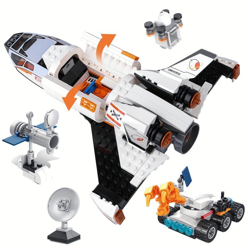 416pcs Mars Research Shuttle Toy Building Kit Space Exploration Set for 6-8