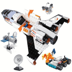416pcs Mars Research Shuttle Toy Building Kit Space Exploration Set for 6-8