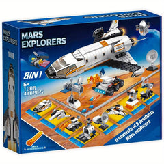 416pcs Mars Research Shuttle Toy Building Kit Space Exploration Set for 6-8