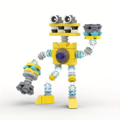 Monster Yellow Singing Building Block Set for Game Fans or Children