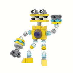 Monster Yellow Singing Building Block Set for Game Fans or Children