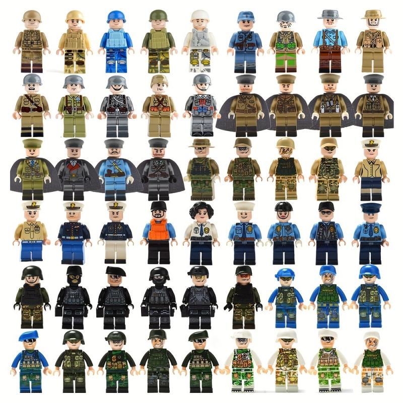 12pcs Random Splicing Toys Building Blocks Figures Assembled Educational Toys