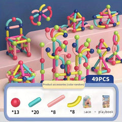 Magnetic Building Blocks Toy Construction Set for Kids