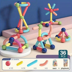 Magnetic Building Blocks Toy Set For Kids Halloween Thanksgiving Christmas Gift