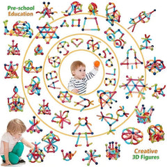 Magnetic Building Blocks Toy Set For Kids Halloween Thanksgiving Christmas Gift