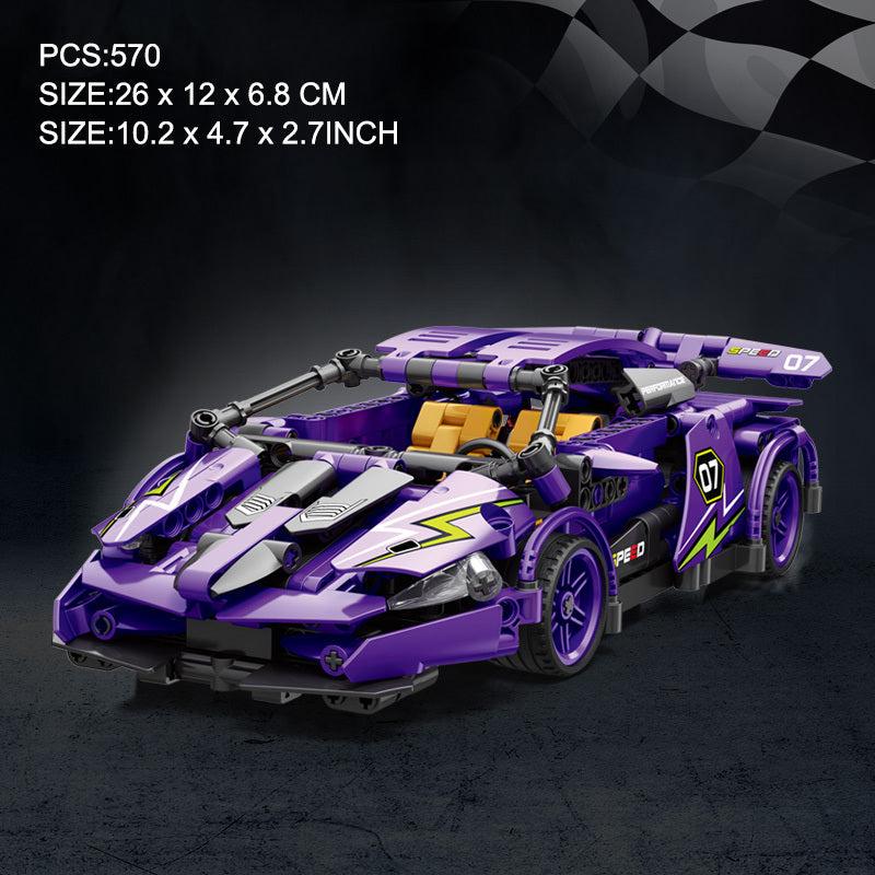 Racing Car Model Building Blocks - Technical Sports Car Toy