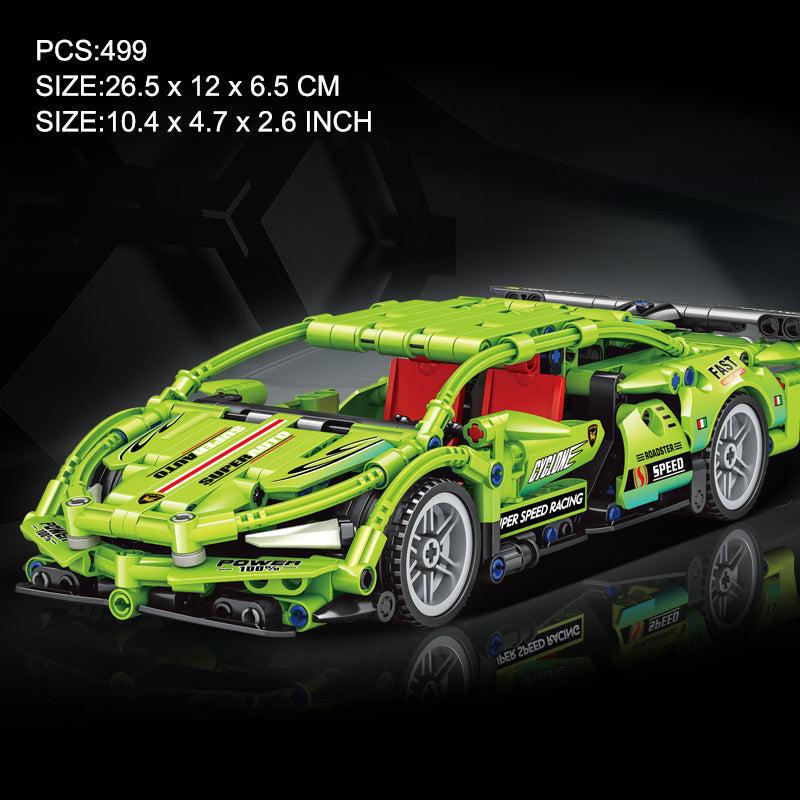 Racing Car Model Building Blocks - Technical Sports Car Toy